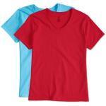 Hanes  V Neck
    5.2 oz. 100% pre-shrunk cotton
    Ribbed v-neck collar
    Double-needle sleeves and hem for durability

Sizes & Fit

S-3XL. True to size 