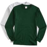 Jerzees long sleeve
    5 oz. 100% pre-shrunk cotton; Heather colors are poly/cotton blend
    Stretchy ribbed collar and cuffs for comfort
    Tear-away neck label
    Lightweight, breathable fabric

Sizes & Fit

S-3XL. True to size 