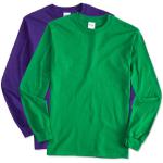 Gildan long sleeve
    6.1 oz. 100% pre-shrunk cotton; Sports Grey, Heather and Safety colors are poly/cotton blend
    Double-needle stitched neckline and sleeves for durability
    Comfortable ribbed cuffs

Sizes & Fit

YS-5XL. Generous fit 